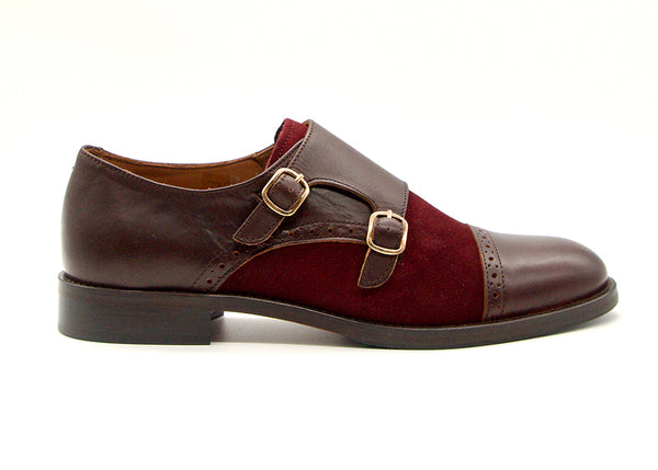 Monk in Burgundy and Brown